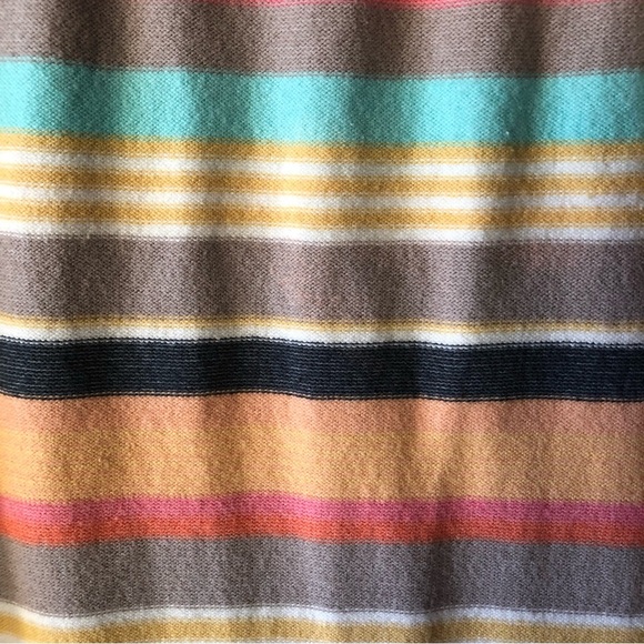 O’Neill surfer girl Pastel cotton stetch knit midi skirt side slits XS - Picture 3 of 7